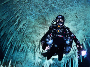 TDI Stage Cave Diver