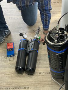 setting up rebreathers for diving